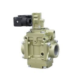 高低圧切換用ポペット式電磁弁（3ポート）